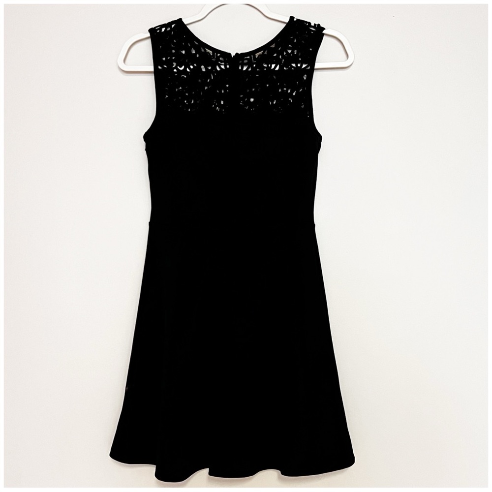Lulu’s According To Love Black Lace Skater Dress Size Small - Picture 4 of 16